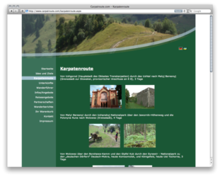 <a href='http://www.carpatroute.com' target='_blank'>www.carpatroute.com</a><br />Karpatenroute - Wandern durch die ukrainischen Waldkarpaten<br />Februar 2009 - Technologie: netissimoCMS<br/>&nbsp; (58/67)