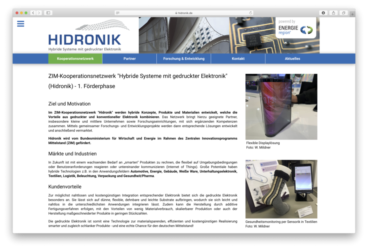<a href="http://www.hidronik.de" target="_blank">www.hidronik.de</a><br />Hidronik. Hybride Systeme mit gedruckter Elektronik<br />Juli 2020 - Technologie: netissimoCMS responsive (16/23)